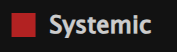 The Systemic Fault icon in Resolve